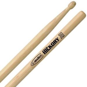 Baqueta C. Ibañez Hickory 7AH Padrão 7A Clássica Madeira Made in USA Top com Ponta de Madeira