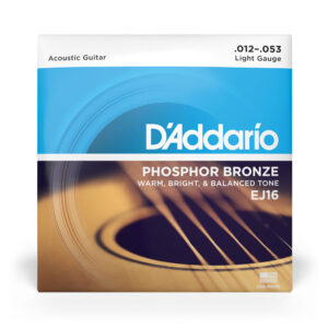 Encordoamento Para Violão Aço 12-53 D’Addario Phosphor Bronze EJ16