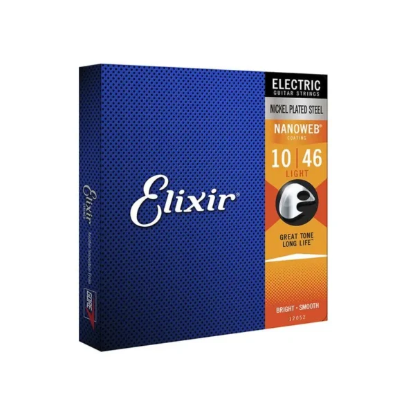 Corda Elixir Nanoweb 010 Light para Guitarra