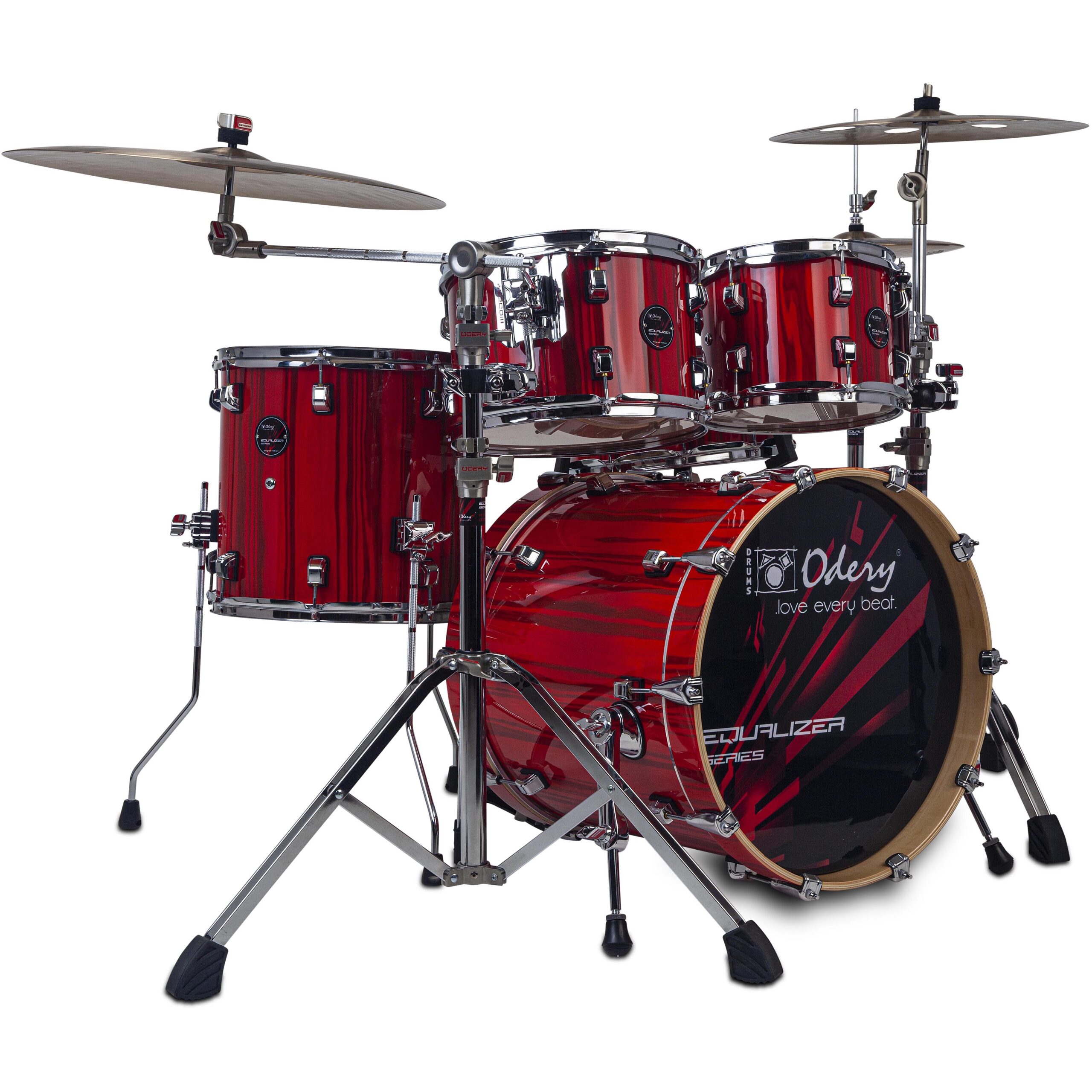 BATERIA ODERY EQUALIZER LAQUEADA PURE RED
