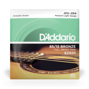 Encordoamento Para Violão Aço 12-54 D’Addario 85/15 Bronze EZ920