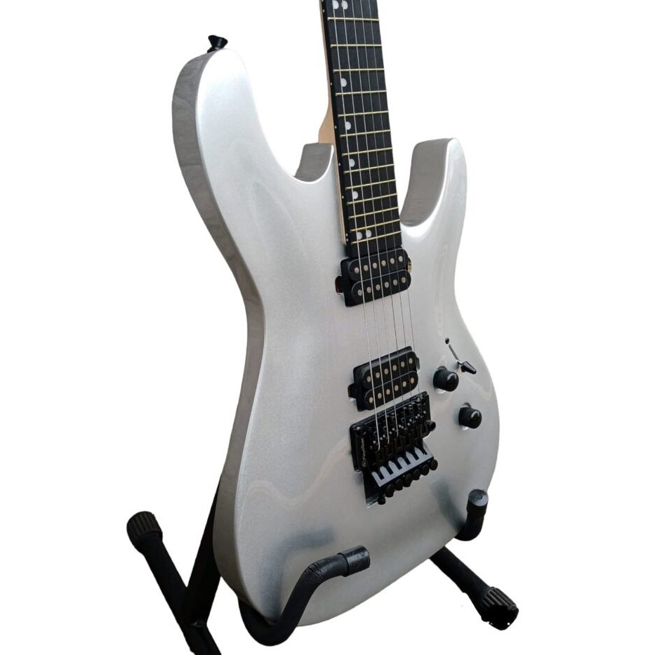 Guitarra Elétrica Ewa Modern Floyd Humbucker Silver - Image 3