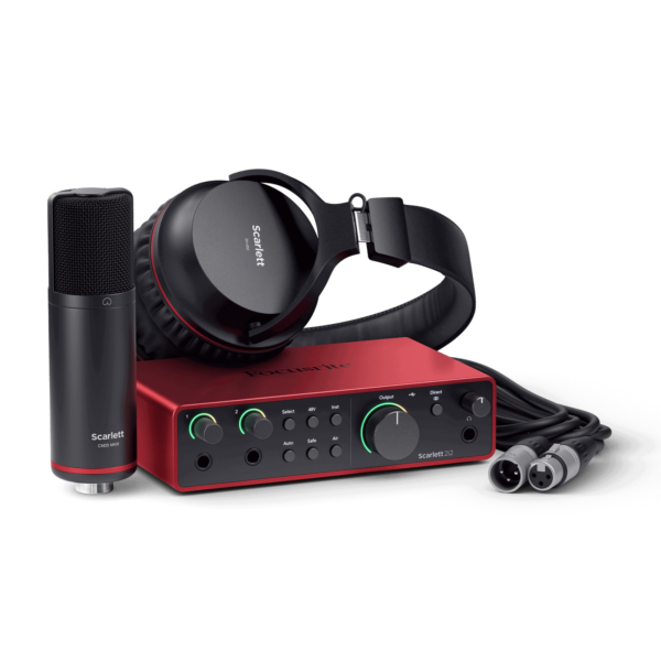 FOCUSRITE - SCARLETT 2I2 STUDIO (4TH GEN) - KIT INTERFACE MICROFONE HEADPHONE