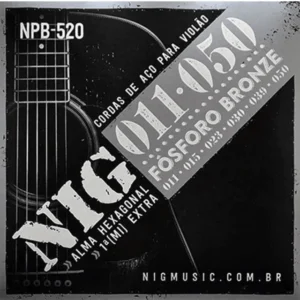 Encordoamento Violão Aço 0.11 Fósforo Bronze Nig - Npb-520