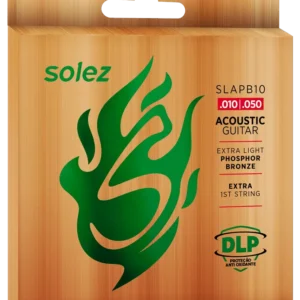 SLATB10 – Encordoamento para Violão Aço Bronze Solez 85/15 0.010