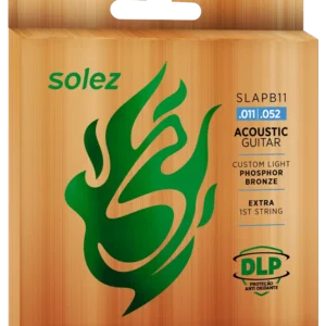 SLAPB11 – Encordoamento para Violão Aço Phosphor Bronze Solez 92/8 0.011