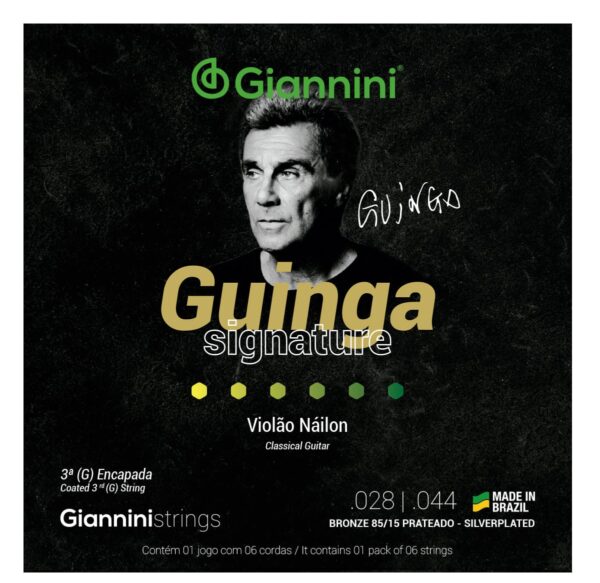 Encordoamento para Violão Náilon Signature Guinga Giannini Bronze 85/15 SSCGG