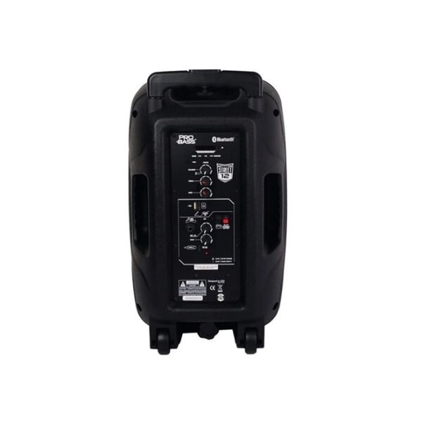 CAIXA DE SOM ATIVA PRO BASS STREET 12 BLUETOOTH 400W BATERIA - Image 4