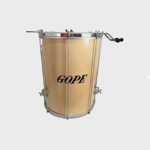 Surdo Gope 18 x 60 Madeira Pele Couro Com Tripé Bme6018pe - Imagem 4