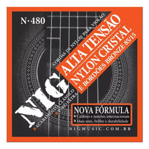 Enc. Nig Cordas Nylon Cristal Bronze 85/15- Alta tensão