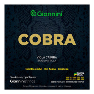 ENCORDOAMENTO P/VIOLA LEVE-AFINACAO CEBOLAO EM MI