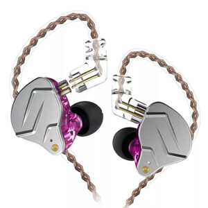 Fone De Ouvido In-ear Kz Audio Zsn Pro Standard Purple