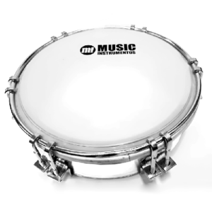 TAMBORIM 06 ABS BRANCO PELE LEITOSA SAMBA MUSIC