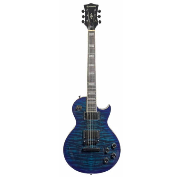 GUITARRA WALDMAN LES PAUL GLP510Q BL