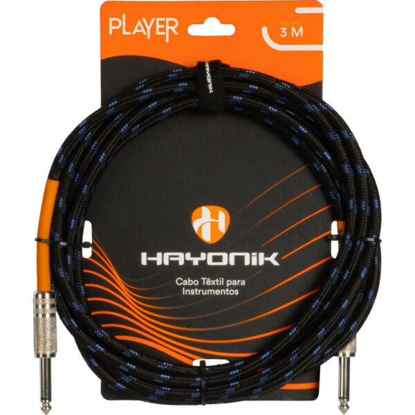 Cabo para Guitarra Hayonik P10/P10 textil 3m
