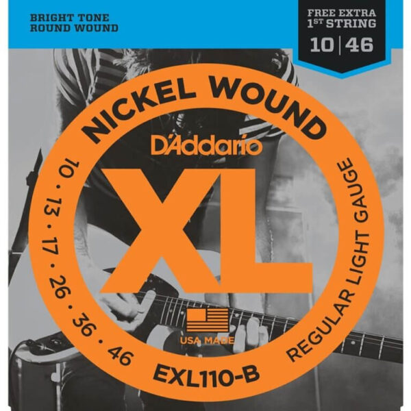ENCORDOAMENTO GUITARRA D'ADDARIO EXL110-B PL010