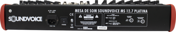Mesa de Som SoundVoice MS12.7 Platina - Imagem 7