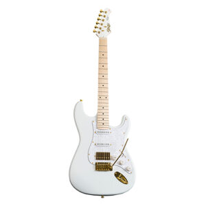 GUITARRA SEIZI VINTAGE BUDOKAN HSS REINALDO MEIRELLES WHITE GOLD
