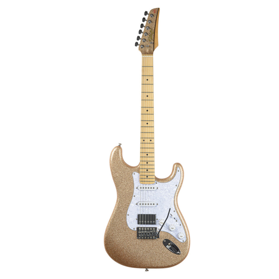 GUITARRA SEIZI FUN KATANA MUSASHI HSS - MP - DESERT GOLD SPARKLE