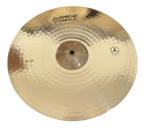 Prato de Bateria Domene - Serie Crystal - Crash de 16"