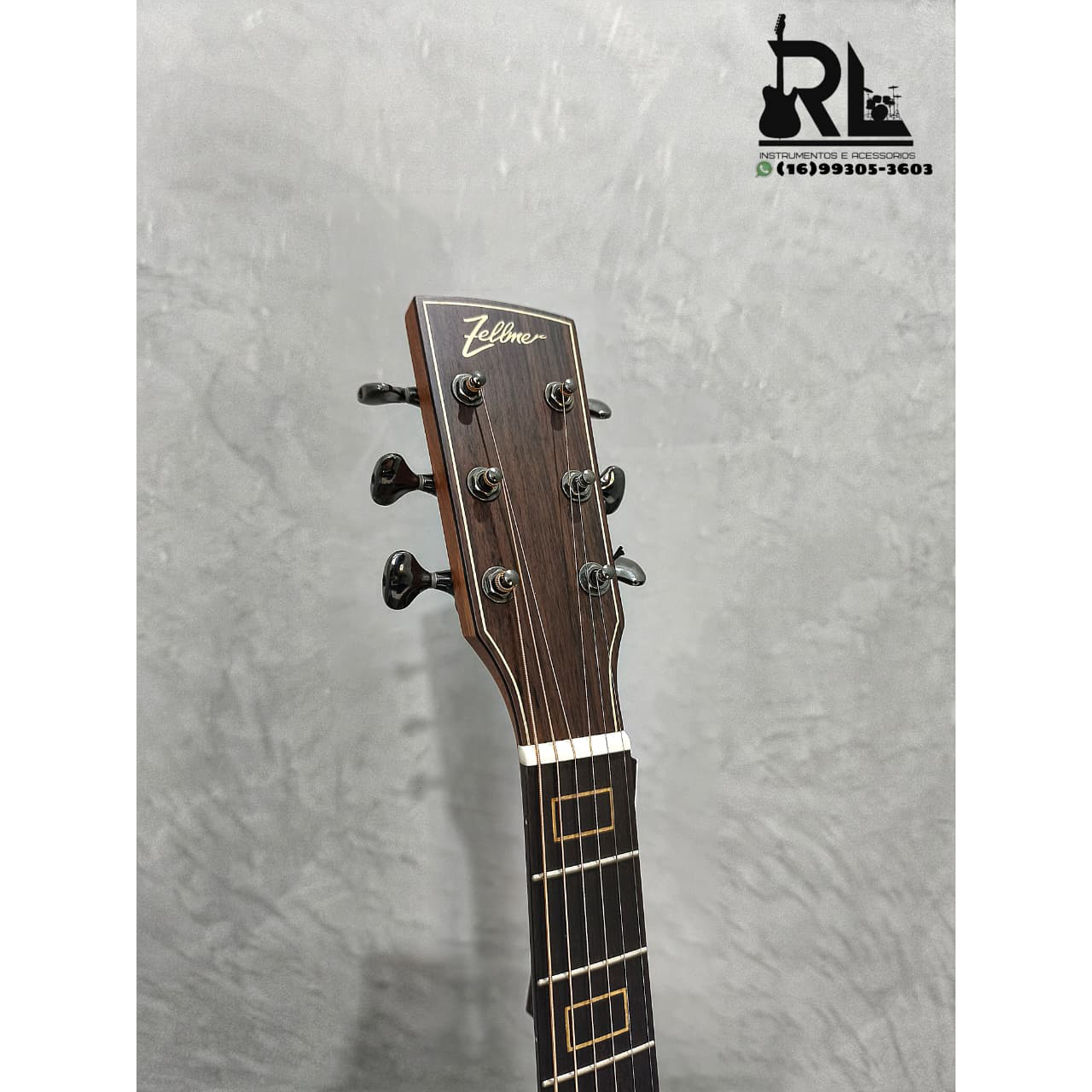 VIOLAO ZELLMER PROVENANCE FOLK MAHOGANY FOSCO - Imagem 5