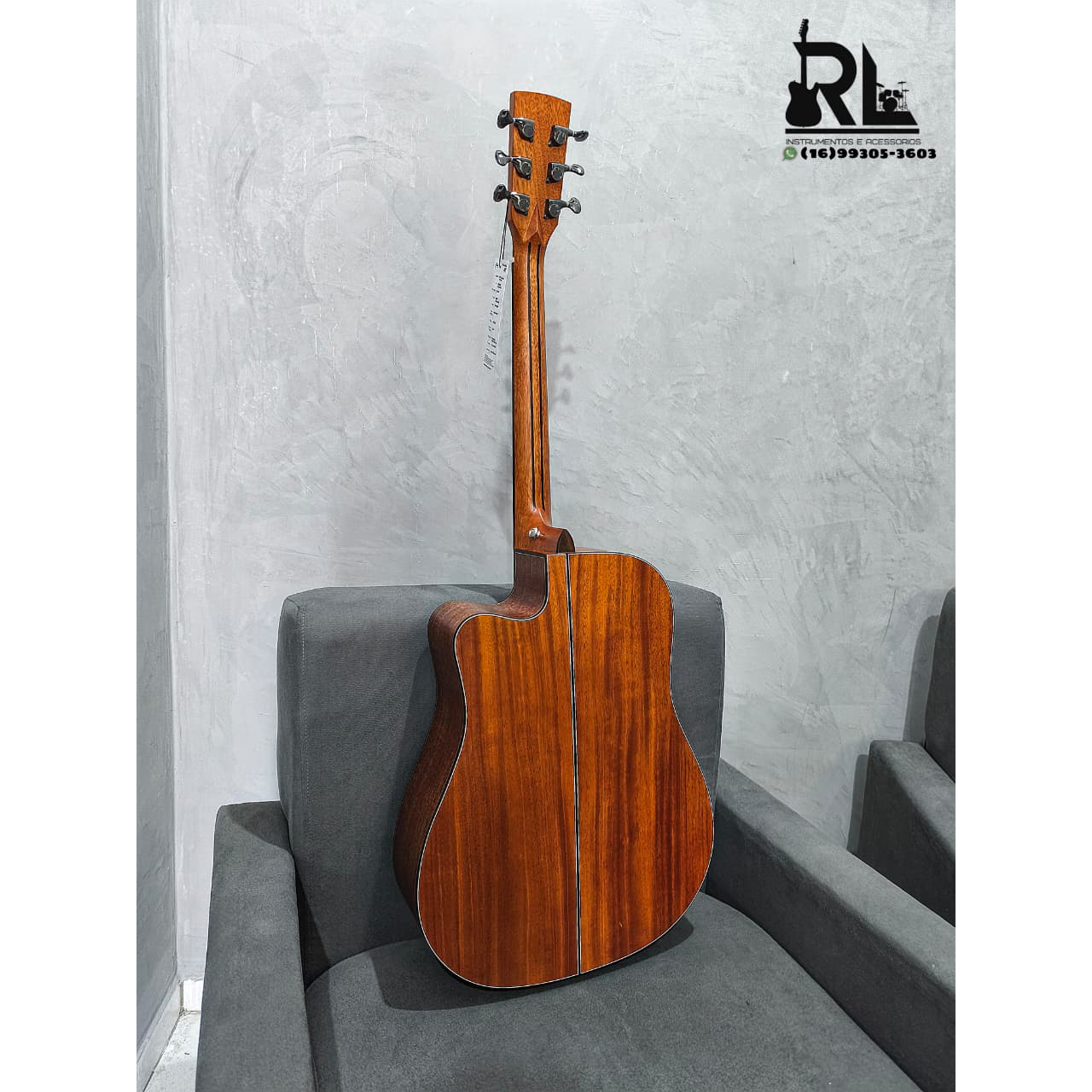 VIOLAO ZELLMER PROVENANCE FOLK MAHOGANY FOSCO - Imagem 8