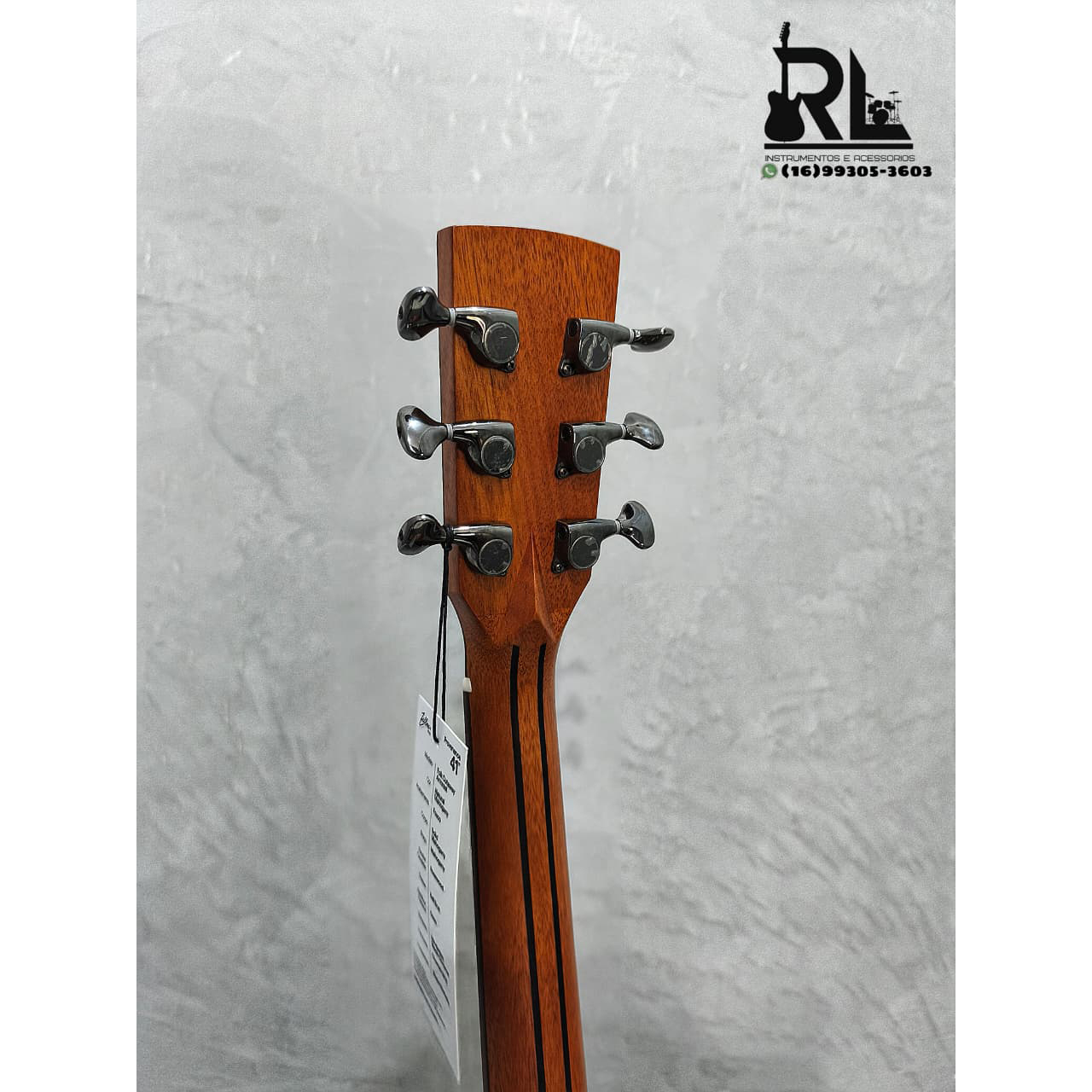 VIOLAO ZELLMER PROVENANCE FOLK MAHOGANY FOSCO - Imagem 6