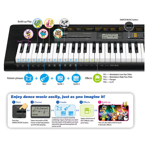 Teclado musical Casio CTK CTK-3500 - Imagem 4