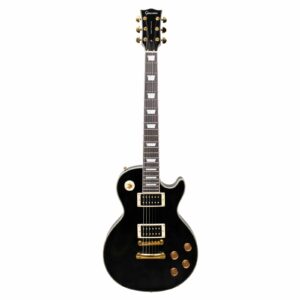 GUITARRA GIANNINI LES PAUL CUSTOM BLACK GAE09 DLX BK