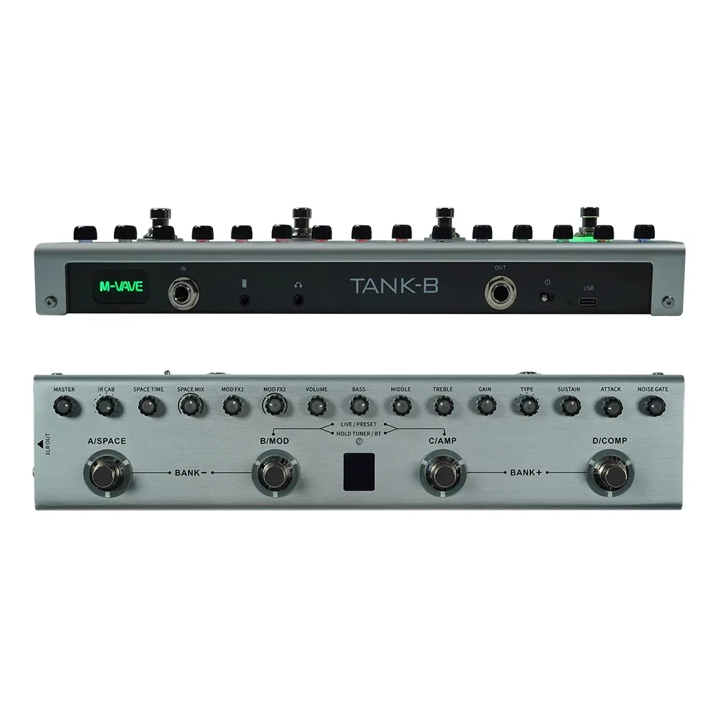 Pedaleira Contrabaixo Mvave Tank-B Cuvave