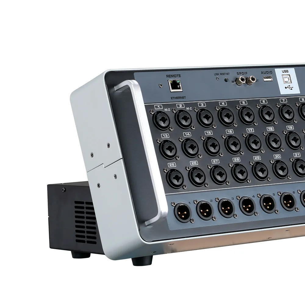 MIXER DIGITAL AXIOS 32 CANAIS DUONN 32 ENTRADAS COMBO P10 E XLR 14 AUXILIARES - Imagem 2