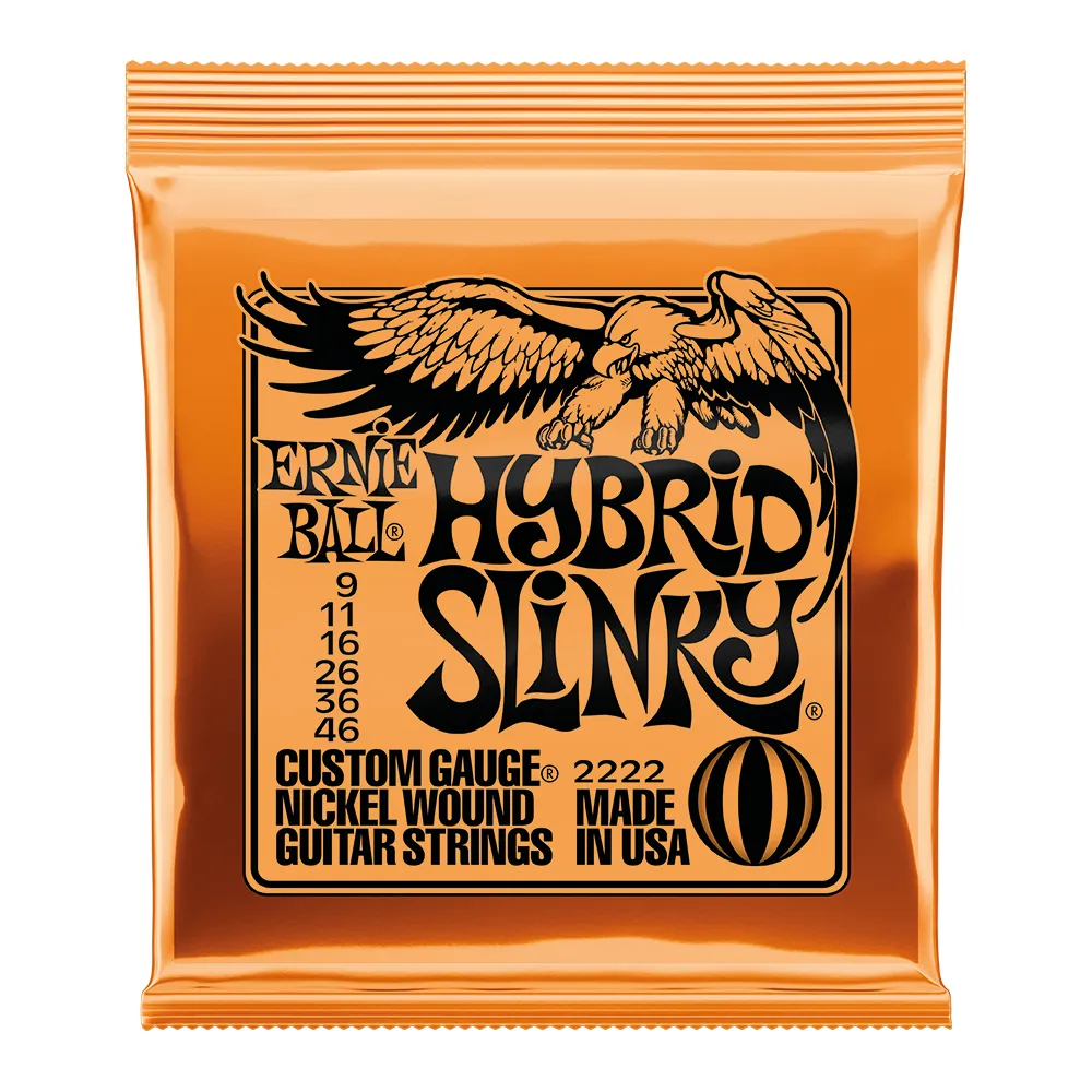 ENCORDOAMENTO 009-046 GUITARRA HYBRID SLINK NIQUEL P02222 ERNIE BALL