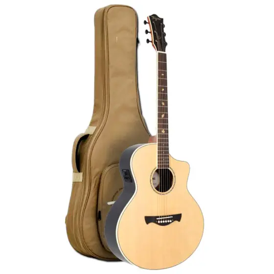 VIOLAO TAGIMA CANADA JF CUTAWAY EQ ACO T/ SPRUCE SOLIDO B/S BLACK WALNUT HALIFAX NTOP