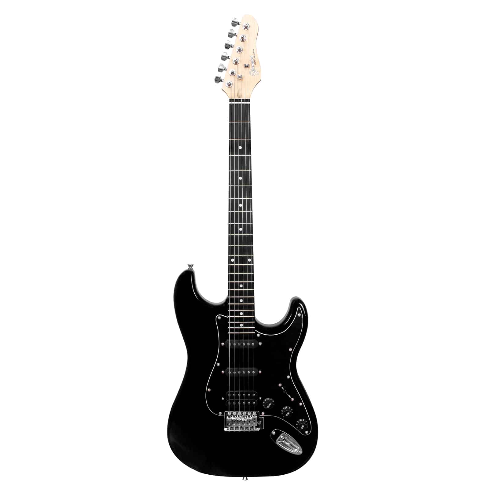 GUITARRA GIANNINI G-101 BK/BK STRATO HSS