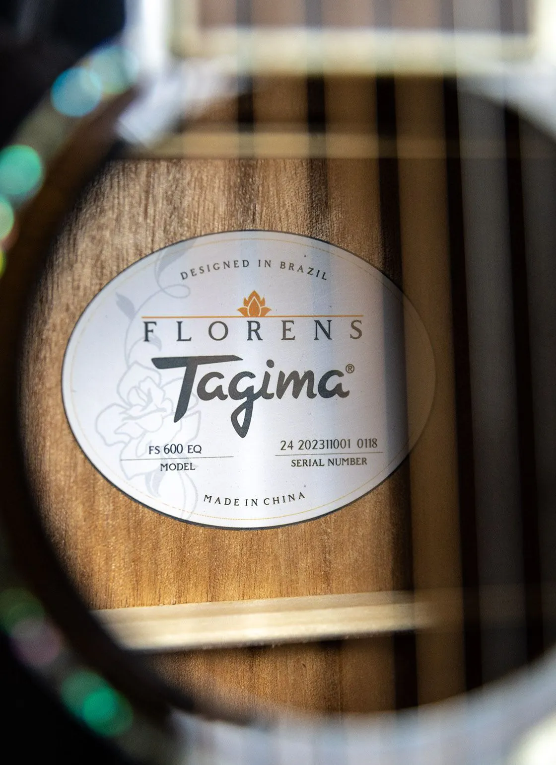 VIOLAO TAGIMA FLORENS PARLOR T/CEDRO SOLIDO B/S OKOUME FLAMED FS-500 NT - Imagem 6