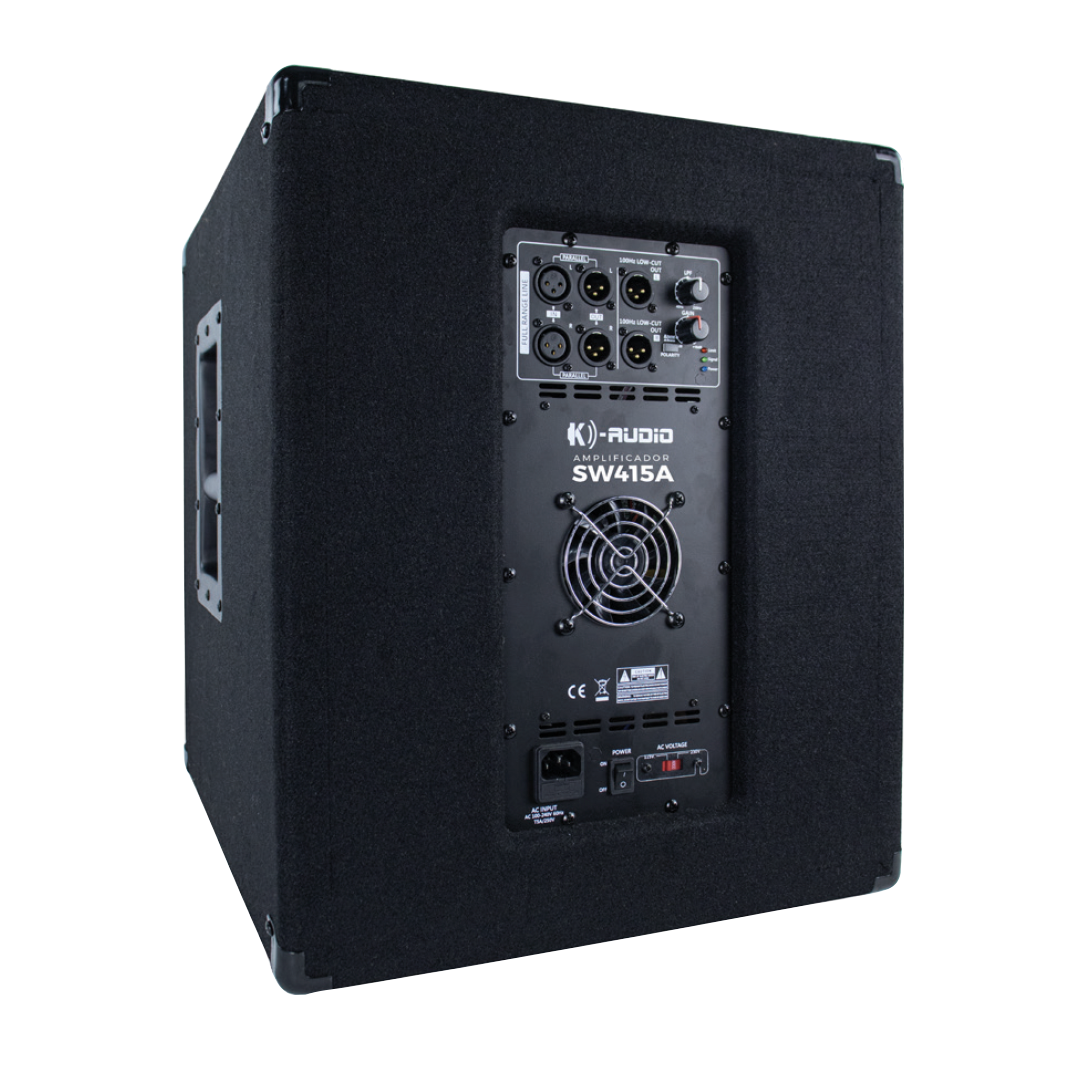 CAIXA SUB ATIVO CARP K AUDIO SW415A - Imagem 5