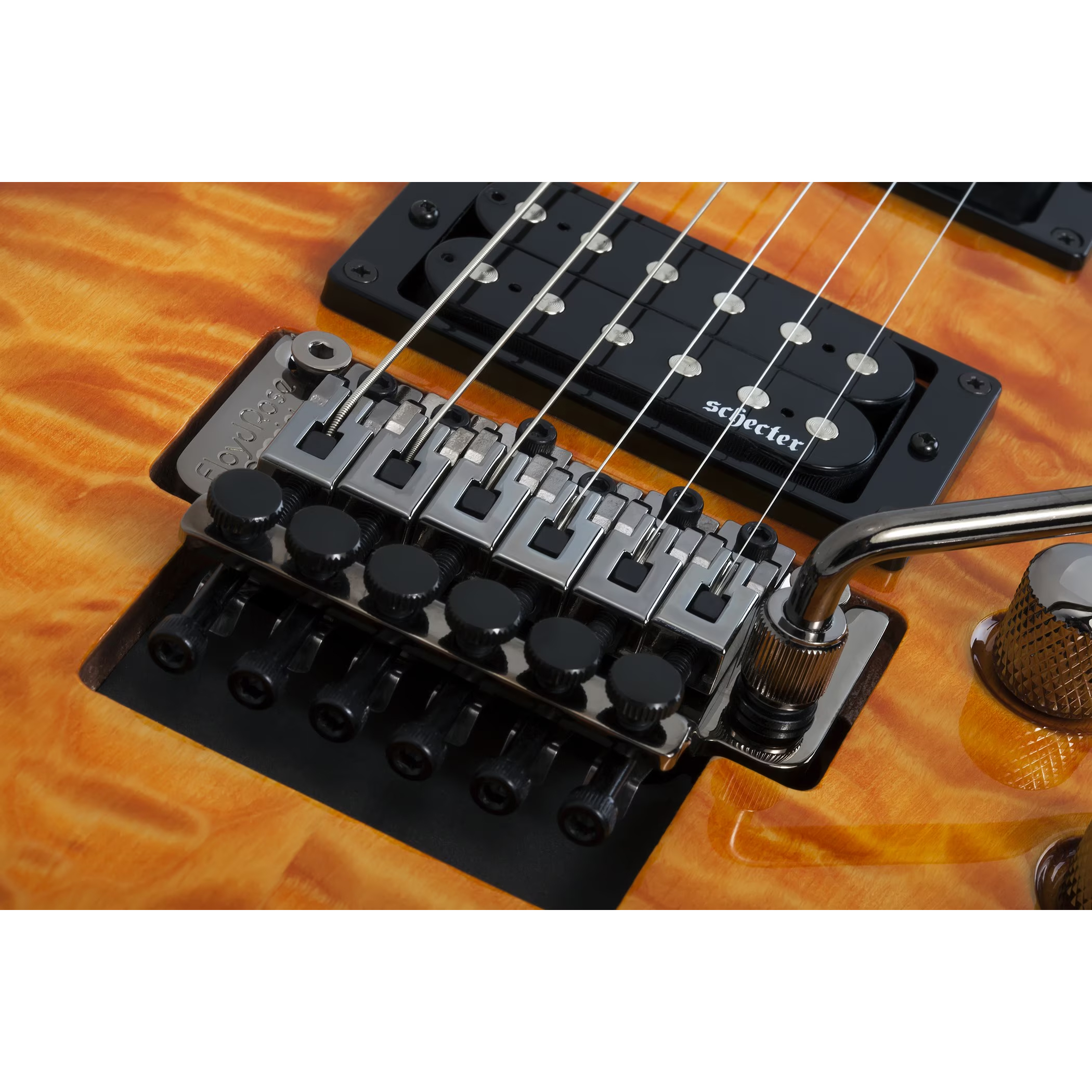 GUITARRA SCHECTER OMEN EXTREME-FR VINTAGE SUNBURST 2029 IDN - Imagem 5