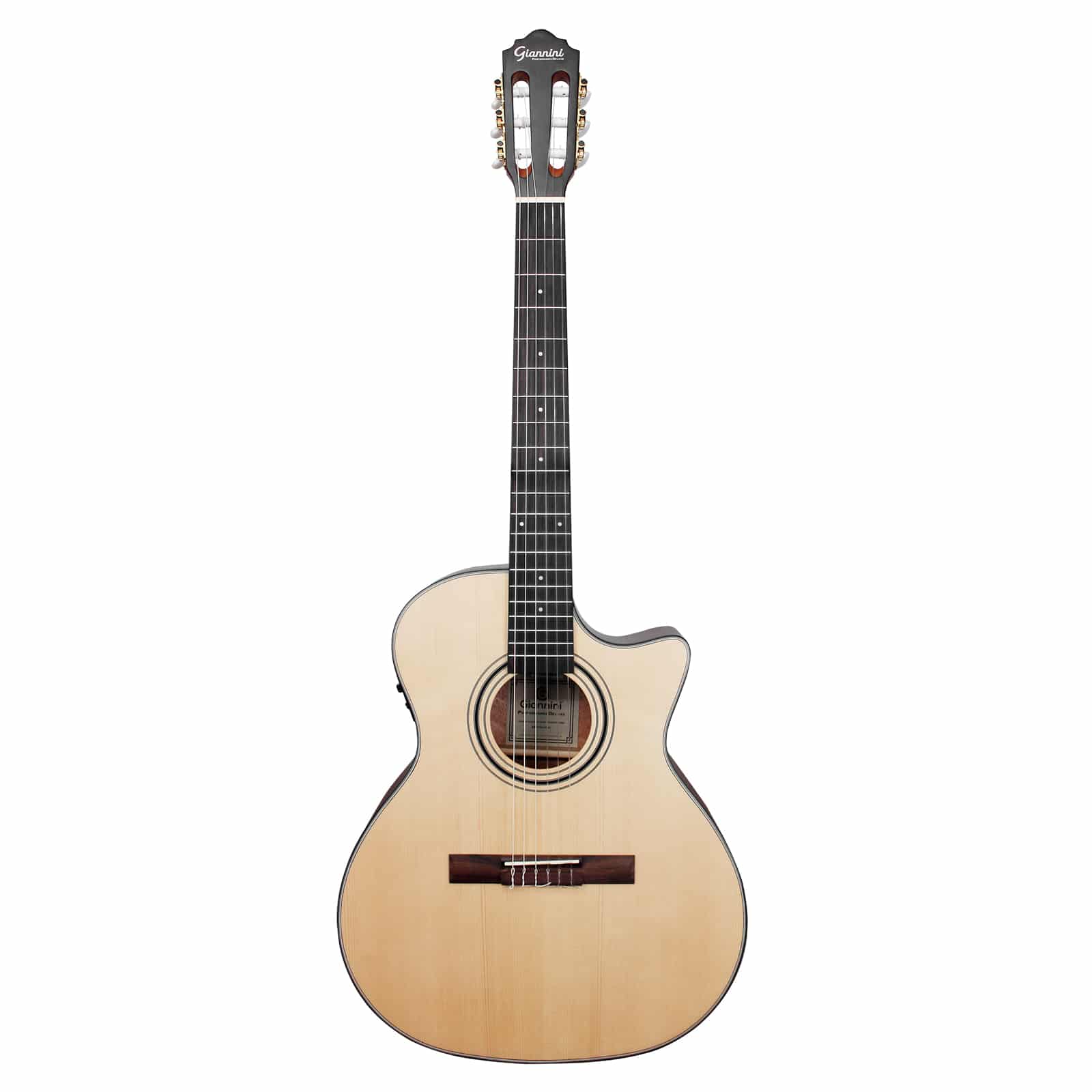 VIOLAO GIANNINI GNY DLX CEQ NS DELUXE NAILON EL/AC GA TAMPO MACICO NS C/ BAG