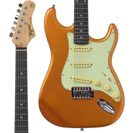 Guitarra Tagima TW Series TG-500 Metallic Orange - Imagem 2