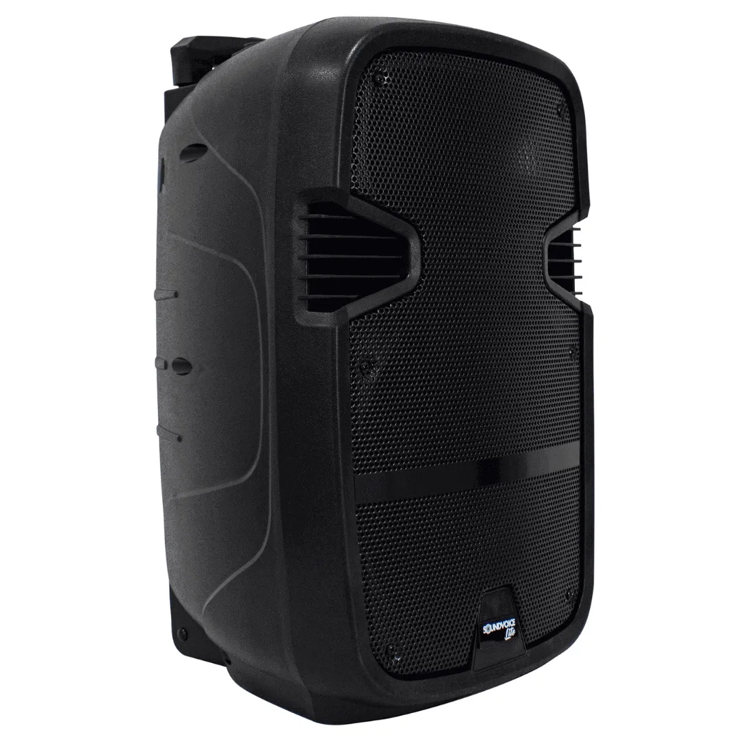 CAIXA DE SOM AMPLIFICADA PORTÁTIL 12" SOUNDVOICE SOLUS CS-120