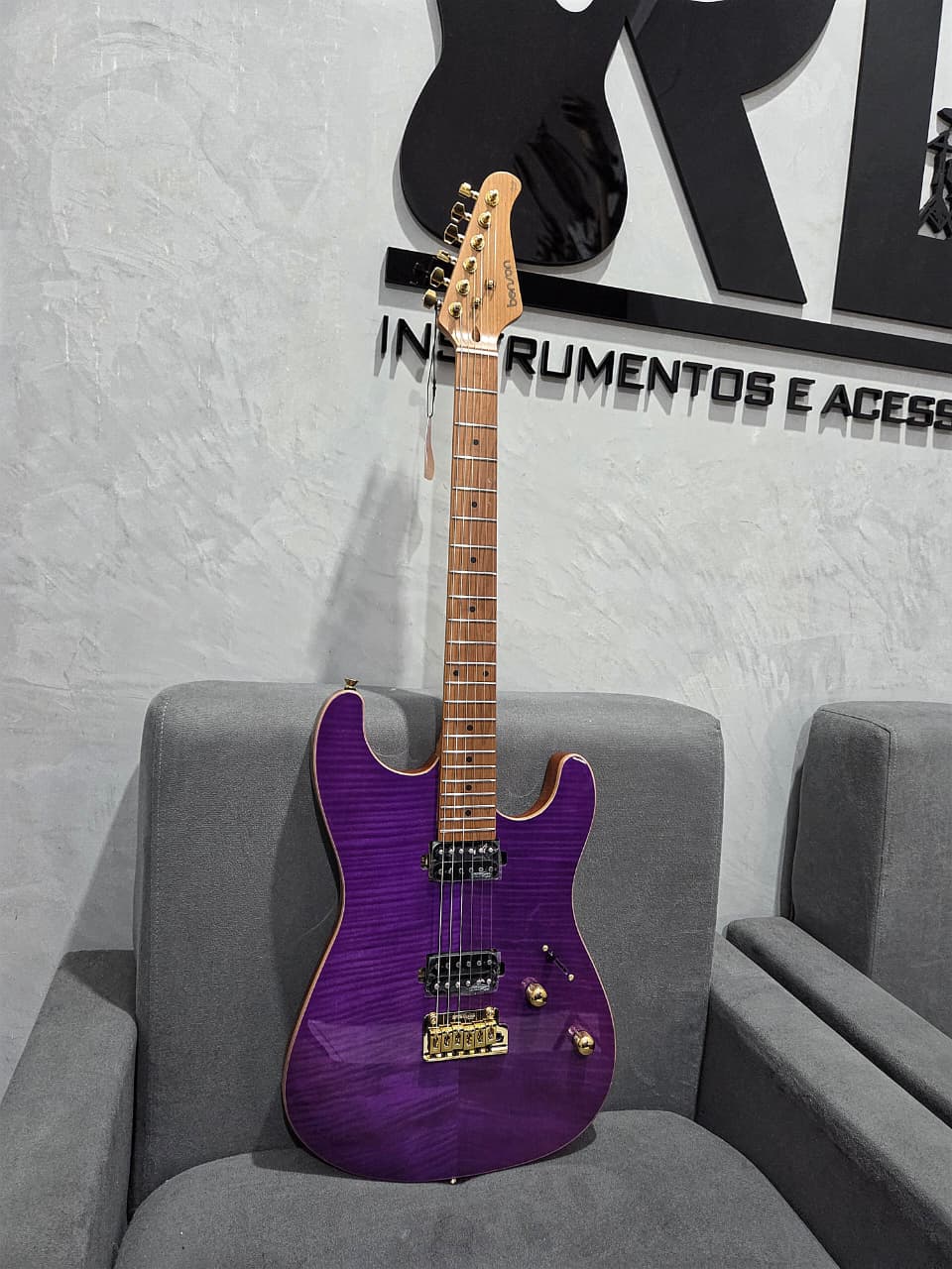 GUITARRA BENSON HARDY S MD M1 PPB GOLD IX - Imagem 8