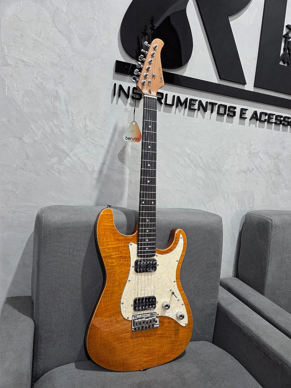 GUITARRA BENSON HARDY S MD M2 ICT/WP CHROME - Imagem 8
