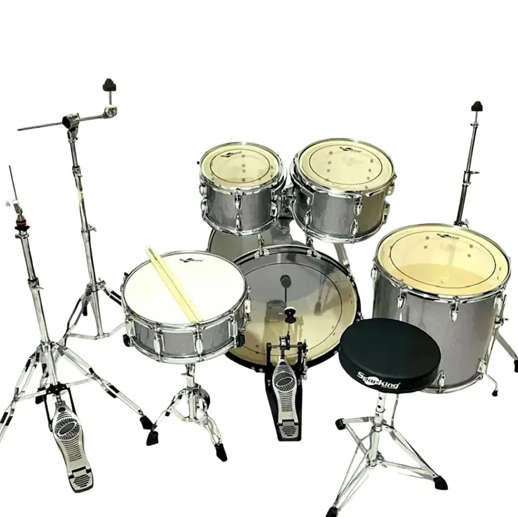 BATERIA SPANKING DRUM SILVER SPARKLE - BUMBO 20 2 SURDOS - Image 3