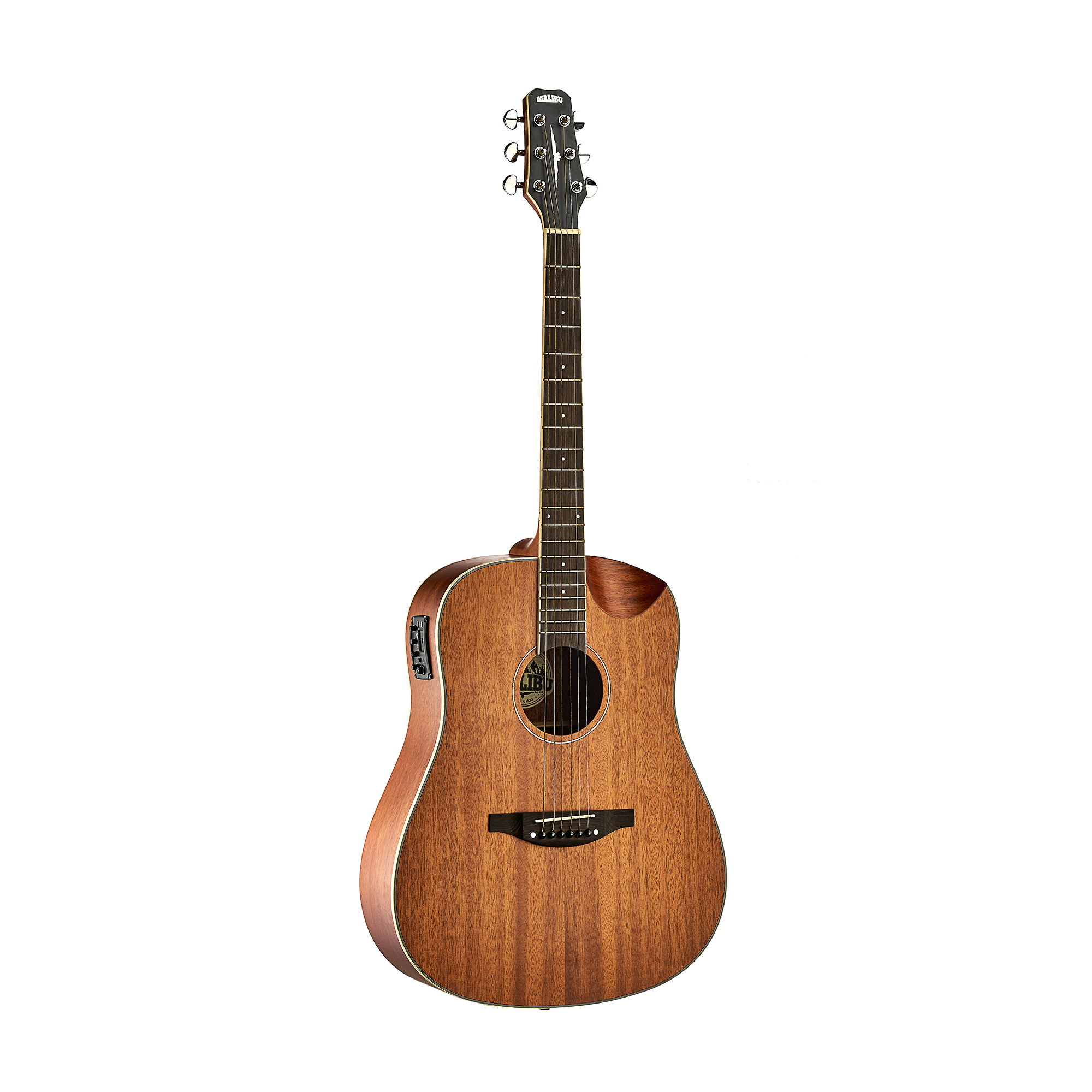 VIOLÃO MALIBU FOLK VENICE HALFCUTWAY MOGNO