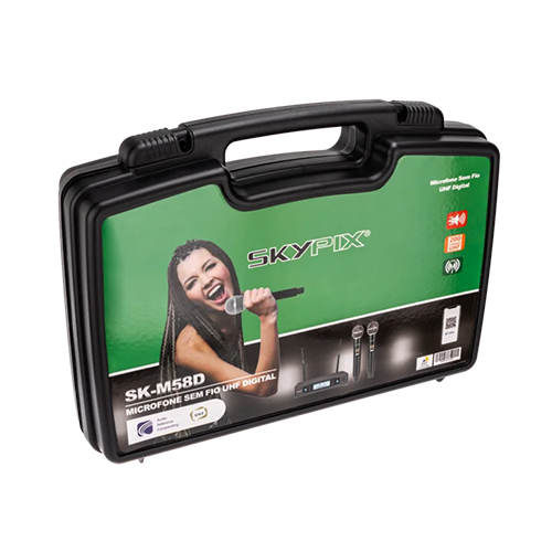 MICROFONE SEM FIO SKYPIX SK-M58D -MPEDANCIA DE 600OHMS - Image 4