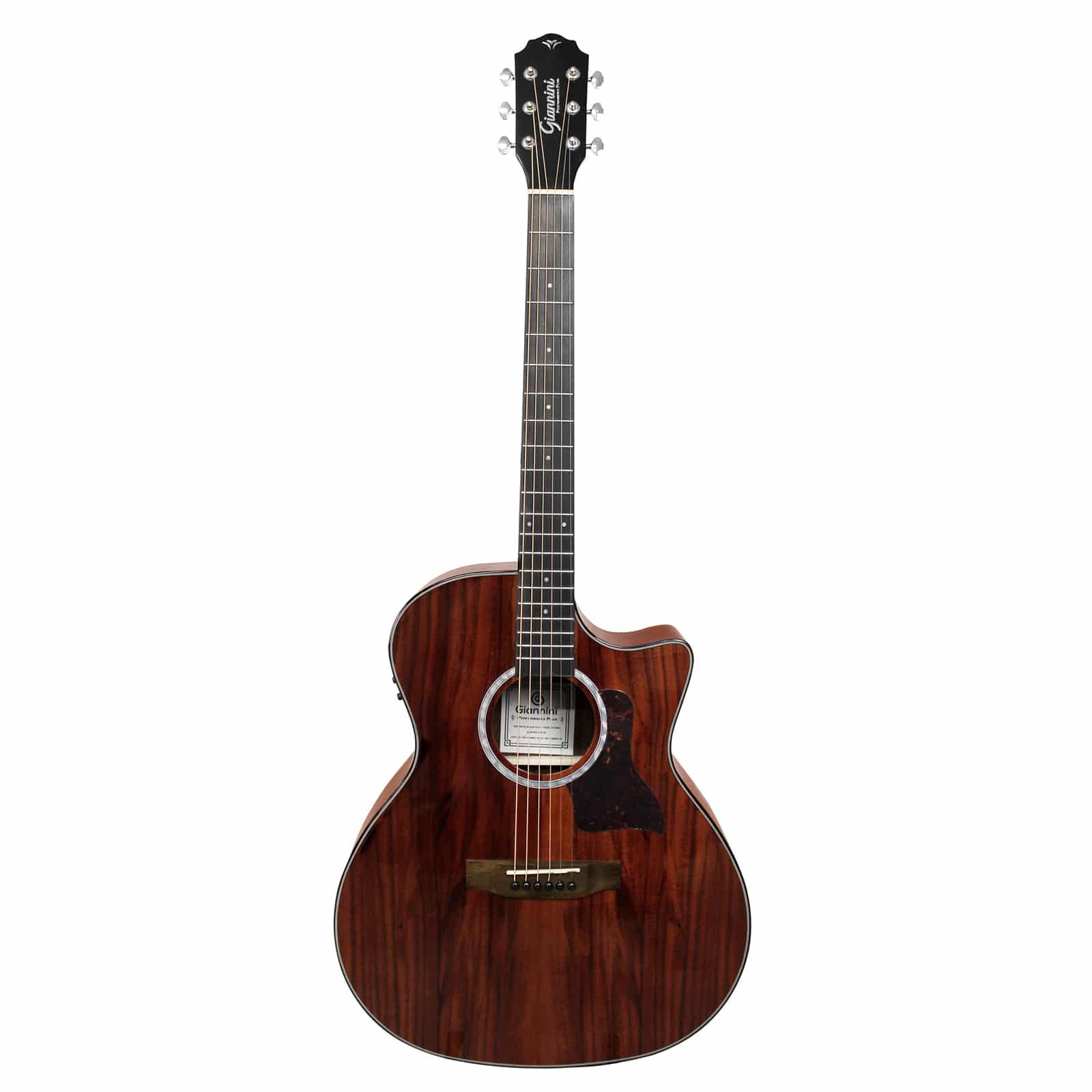 VIOLAO GIANNINI PERFORMANCE PLUS ACO GRAND AUDITORIUM CUTAWAY KOA-GAC PLUS CEQ KOA - Image 2