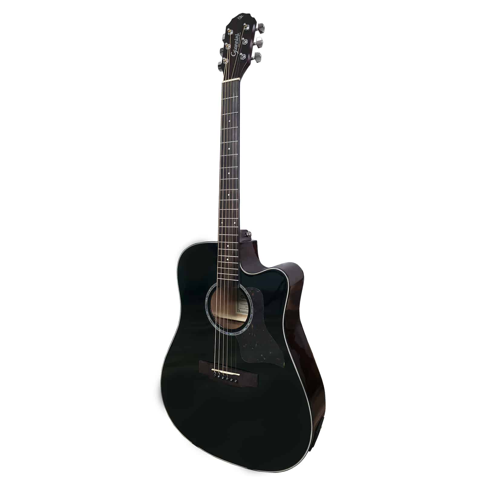 VIOLAO GIANNINI PERFORMANCE PLUS ACO DREADNOUGHT CUTAWAY BLACK-GDC PLUS CEQ BK - Image 3